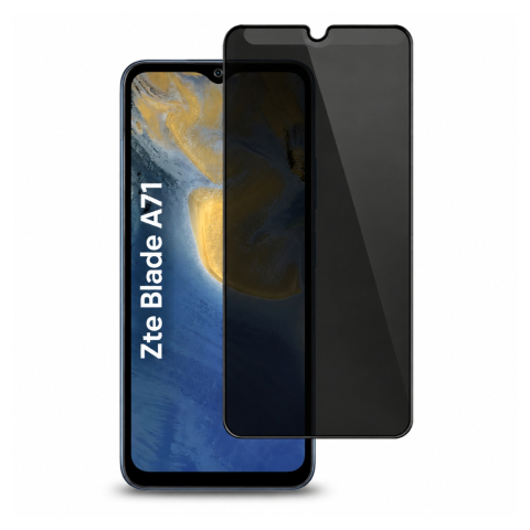 Folii sticla ZTE - Folie Sticlă Privacy Securizată pentru ZTE Blade A71 - Full Glue, Kit Montare Inclus