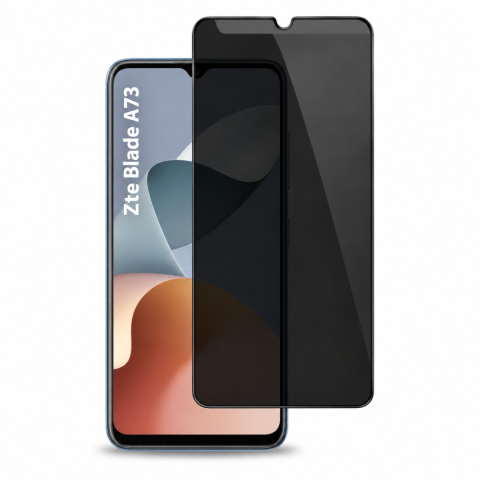 Folie Sticlă Privacy Securizată pentru ZTE Blade A73 - Full Glue, Kit Montare Inclus [0]