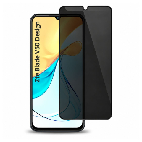 Folii sticla ZTE - Folie Sticlă Privacy Securizată pentru ZTE Blade V50 Design - Full Glue, Kit Montare Inclus