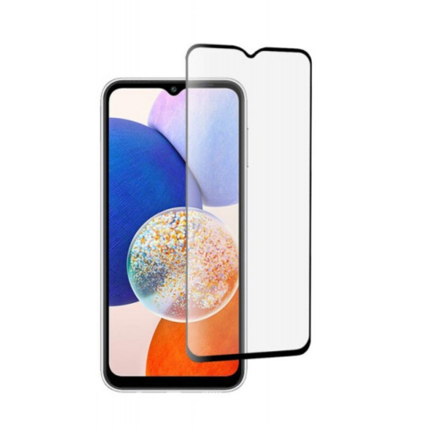 Pachete 2 Folii de Sticlă - Set 2 Folii de Sticla Transparente pentru Samsung Galaxy A14 4G / A14 5G - Full Glue - Kit Montare Inclus