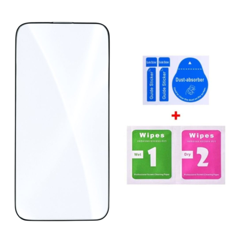 Folie sticla securizata pentru Iphone 18 PRO cu kit de montare inclus - Claritate Ultra HD, Adeziv pe toata suprafata, Protectie Anti-Zgarieturi si Socuri [5]