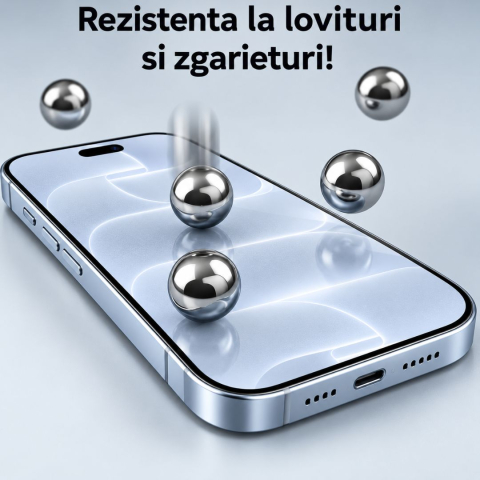 Folie sticla securizata pentru Iphone 18 PRO cu kit de montare inclus - Claritate Ultra HD, Adeziv pe toata suprafata, Protectie Anti-Zgarieturi si Socuri [2]
