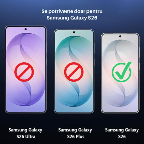 Folie sticla securizata pentru Samsung Galaxy S26 Compatibila cu Amprenta - Claritate Ultra HD, Adeziv pe toata suprafata, Protectie Anti-Zgarieturi si Socuri [6]