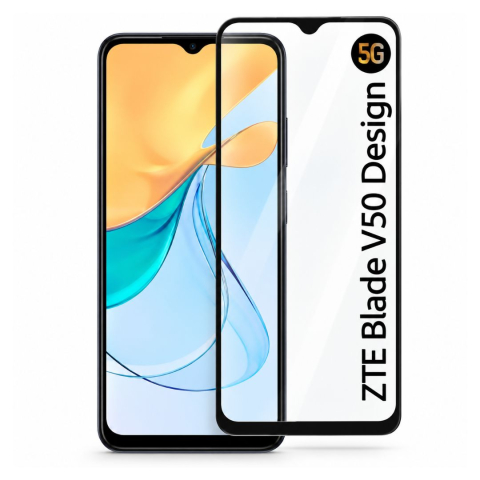 Folie Sticlă Securizată pentru ZTE Blade V50 Design 5G - Full Glue, Kit Montare Inclus [0]