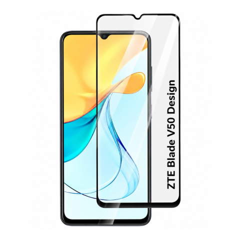 Folii sticla ZTE - Folie Sticlă Securizată pentru ZTE Blade V50 Design - Full Glue, Kit Montare Inclus