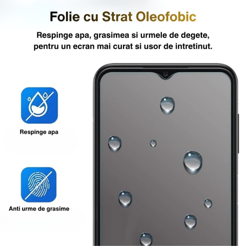 Folie sticla securizata privacy pentru Honor X5c Plus cu Kit Montare Inclus pentru Aplicare Rapida si Usoara [4]