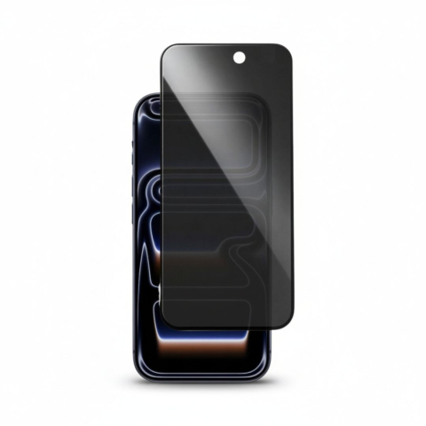 Folii Iphone - Folie sticla securizata privacy compatibila cu Iphone 17 Pro