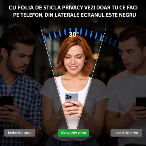 Set 2 folii Privacy iPhone 18 Pro - ZetGSM [3]