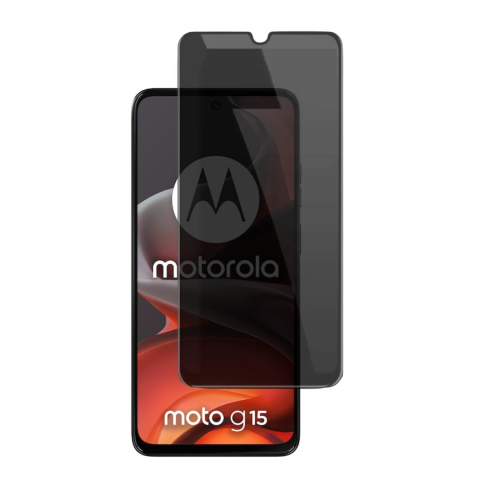 Folii Privacy - Folie sticla securizata privacy pentru Motorola Moto G15