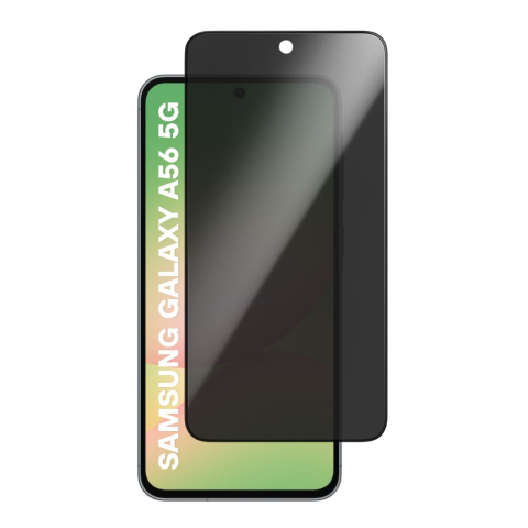 Folii Privacy - Set 2 Folii de Sticla Privacy pentru Samsung Galaxy A56 5G - Full Glue - Kit Montare Inclus - ZetGSM
