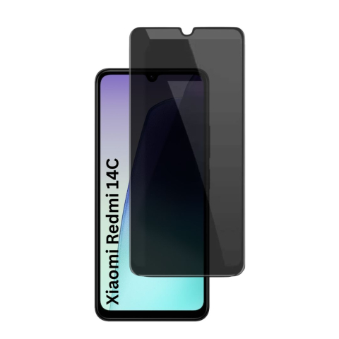 Folii Privacy - Folie sticla securizata privacy pentru Xiaomi Redmi 14C