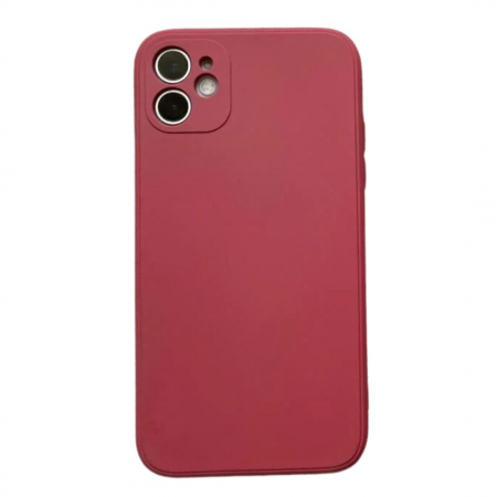 Produse - Husa compatibila Iphone 11 din silicon catifelat cu interior din microfibra si protectie la camere