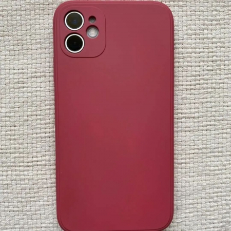 Husa compatibila Iphone 11 din silicon catifelat cu interior din microfibra si protectie la camere [2]