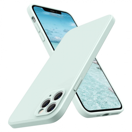 Huse Telefoane - Husa compatibila Iphone 11 PRO din silicon catifelat cu interior din microfibra si protectie la camere