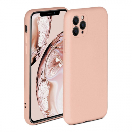 Huse Telefoane - Husa compatibila Iphone 11 PRO din silicon catifelat cu interior din microfibra si protectie la camere