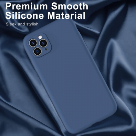 Husa compatibila Iphone 11 PRO din silicon catifelat cu interior din microfibra si protectie la camere [1]