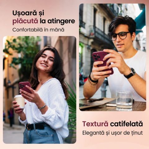 Husa compatibila iPhone 18 Pro Max din silicon catifelat cu interior din microfibra si protectie la camere - ZetGSM [7]