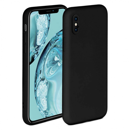 Produse - Husa compatibila Iphone XS MAX din silicon catifelat cu interior din microfibra si protectie la camere