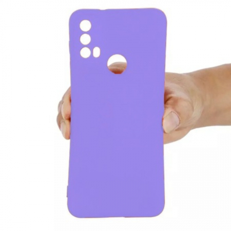 Husa compatibila Motorola Moto E20 din sIlicon catifelat cu interior din microfibra si protectie la camere [3]