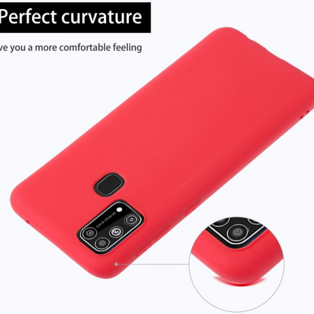 Husa compatibila Samsung A21S din silicon catifelat cu interior din microfibra [2]