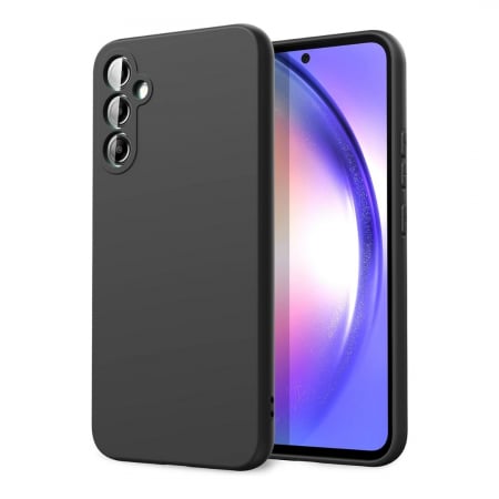 Husa compatibila Samsung A54 5G din silicon catifelat cu interior din microfibra si protectie la camere [0]