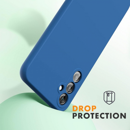 Husa compatibila Samsung A54 5G din silicon catifelat cu interior din microfibra si protectie la camere [1]