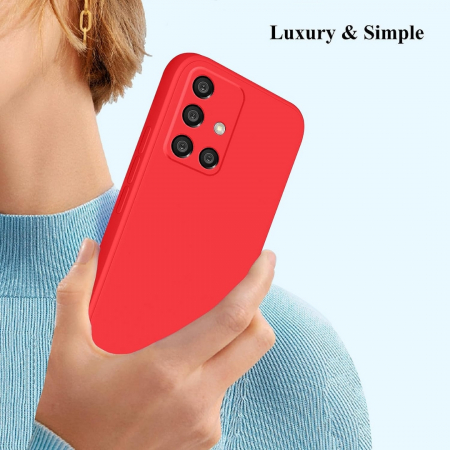 Husa compatibila Samsung A71 4G din silicon catifelat cu interior din microfibra si protectie la camere [4]