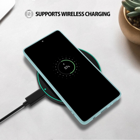 Husa compatibila Samsung A71 4G din silicon catifelat cu interior din microfibra si protectie la camere [4]