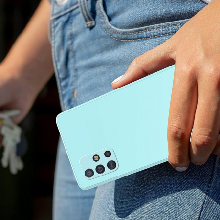 Husa compatibila Samsung A71 4G din silicon catifelat cu interior din microfibra si protectie la camere [5]