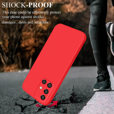 Husa compatibila Samsung A71 4G din silicon catifelat cu interior din microfibra si protectie la camere [3]