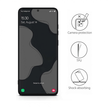 Husa compatibila Samsung S20 ULTRA din silicon catifelat cu interior din microfibra si protectie la camere [4]