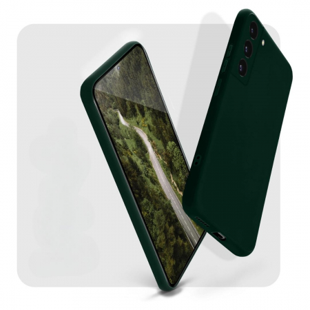 Husa compatibila Samsung S22 5G din silicon catifelat cu interior din microfibra si protectie la camere [3]