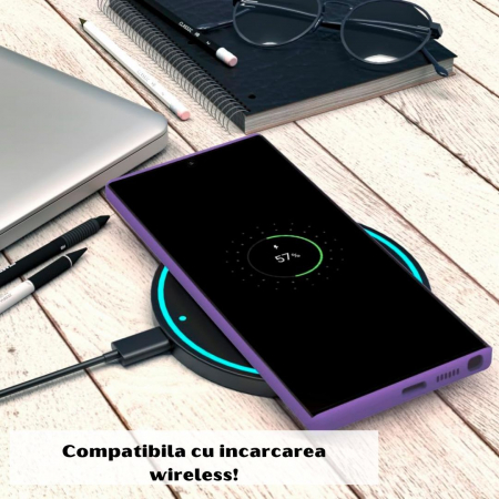 Husa din silicon catifelat pentru Samsung S22 ULTRA - GsmX [3]