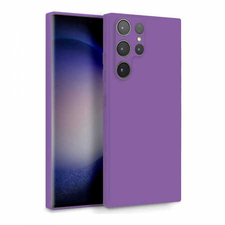 Huse Telefoane - Husa din silicon catifelat pentru Samsung S22 ULTRA - GsmX