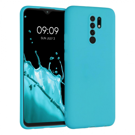 Produse - Husa compatibila Xiaomi Redmi 9 din silicon catifelat cu interior din microfibra si protectie la camere
