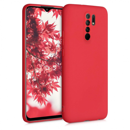 Produse - Husa compatibila Xiaomi Redmi 9 din silicon catifelat cu interior din microfibra si protectie la camere