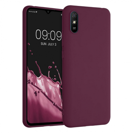 Huse Xiaomi - Husa compatibila Xiaomi Redmi 9i din sIlicon catifelat cu interior din microfibra si protectie la camere