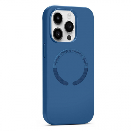 Huse Telefoane - Husa Magsafe compatibila Iphone 13 PRO din silicon catifelat cu interior din microfibra
