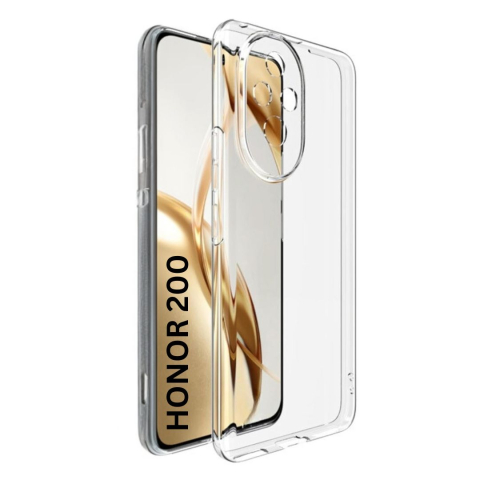 Huse Honor - Husa pentru Honor 200 din Silicon Transparent