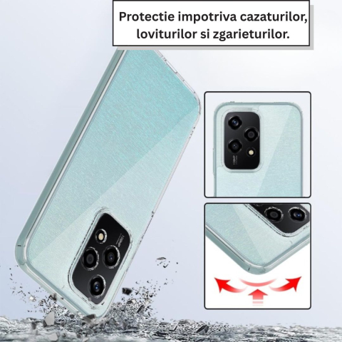 Husa pentru Honor 200 Lite din Silicon Transparent [3]