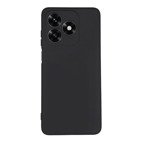 Husa pentru Honor X5c Plus din sIlicon catifelat cu interior din microfibra si protectie la camere - Negru [3]