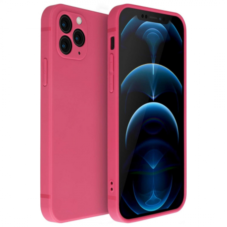 Huse Iphone - Husa pentru Iphone 11 PRO MAX din sIlicon catifelat cu  protectie camere si microfibra in interior