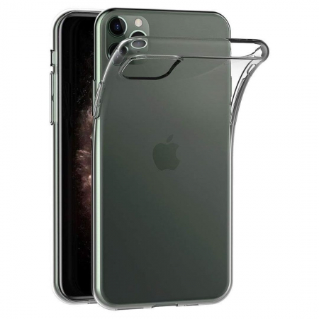 Huse Iphone - Husa Silicon Transparent pentru iPhone 11 PRO MAX