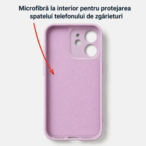 Husa pentru Iphone 12 din silicon, cu inel de prindere, protectie la camere si interior cu microfibra [3]