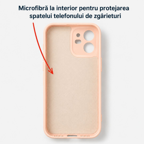 Husa pentru Iphone 12 din silicon, cu inel de prindere, protectie la camere si interior cu microfibra [3]