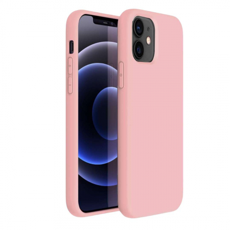 Huse Iphone - Husa iPhone 12 MINI - Silicon Catifelat cu Microfibră