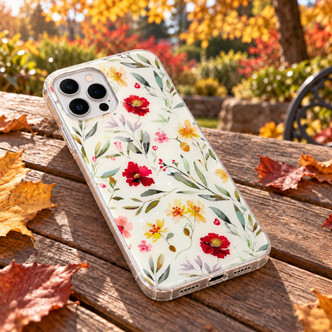 Husa pentru iPhone 12 Pro cu imprimeu floral, rezistenta la socuri si lovituri - ZetGSM [6]