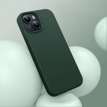 Husa iPhone 15 - Silicon și Microfibra [2]