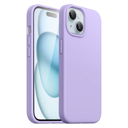 Produse - Husa iPhone 15 - Silicon și Microfibra