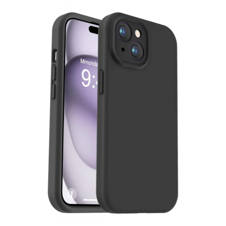 Huse Iphone - Husa din silicon catifelat pentru Iphone 15